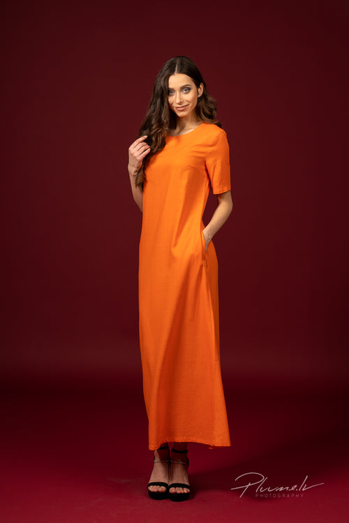 Kleita "Adele" oranža