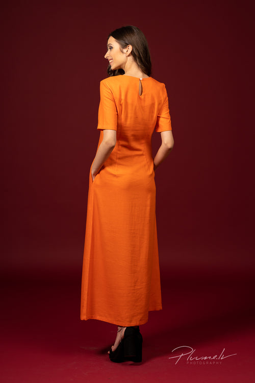 Kleita "Adele" oranža