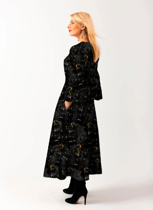 Dress Vilnya "Lucia black" VELVET!