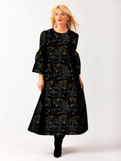 Dress Vilnya "Lucia black" VELVET!