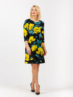 Dress 60 years "Poppy yellow"