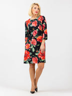 Dress 60 years "Red rosse"