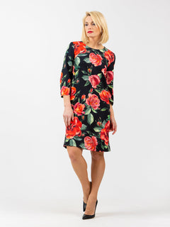 Dress 60 years "Red rosse"