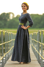 Kleita "Līga" komplektā ar jostu. PIEGĀDE 20 DIENU LAIKĀ!