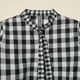LONG CHECKED TUNIC