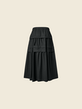 AW26 PLEATED LONG SKIRT