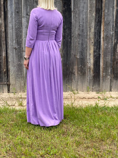 Dress "Liga" lavender colour with belt