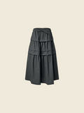 AW26 PLEATED LONG SKIRT