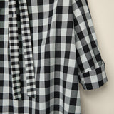 LONG CHECKED TUNIC
