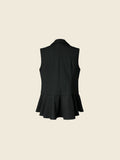 AW26 VEST WITH PATTERNED LINING