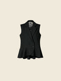 AW26 VEST WITH PATTERNED LINING