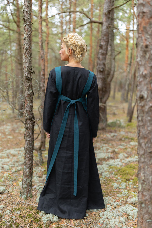 Viking Apron Linen Dress