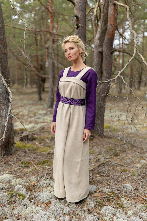 Viking Set- Dress, Apron Dress, Belt