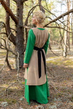 Viking set- Dress, Apron Dress, Belt