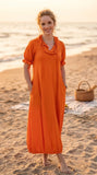 Kleita "Boho Aija" oranža