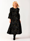 Dress Vilnya "Lucia black"  VELVET!