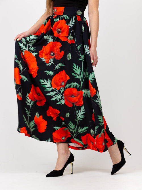 Skirt "Red Poppy"