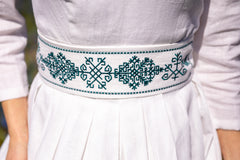 Dress "Liene" complete with belt